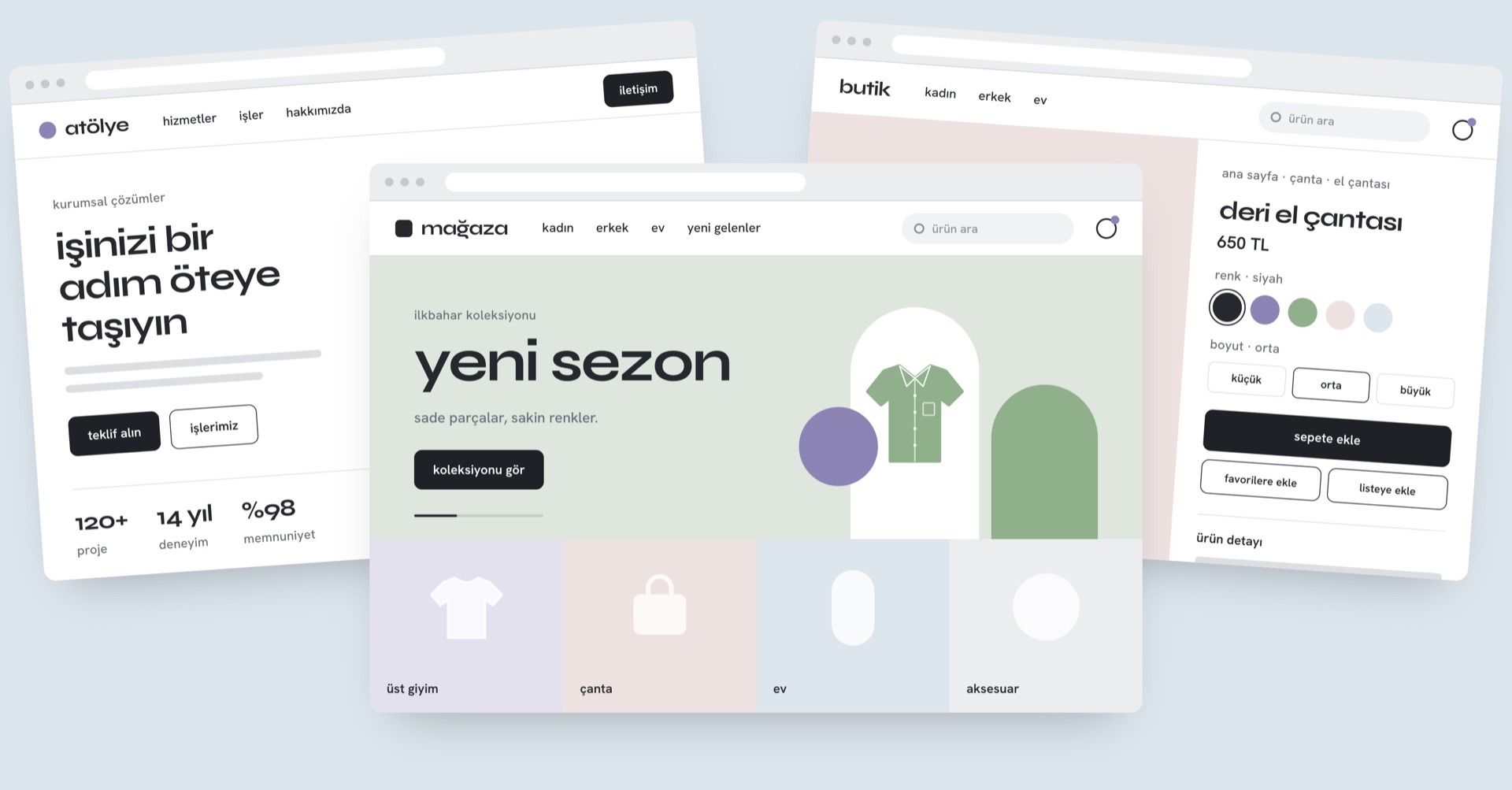 web tasarım ve e-ticaret